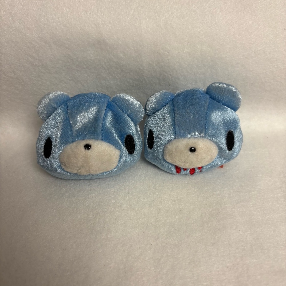 GLOOMY BEAR Set of 2 Blue Bean Bags Japan